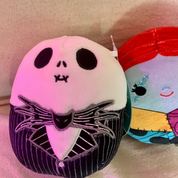 DISNEY SQUISHMALLOWS Jack & Sally 5” The Nightmare Before Christmas NEW w/Tags - Picture 12 of 16